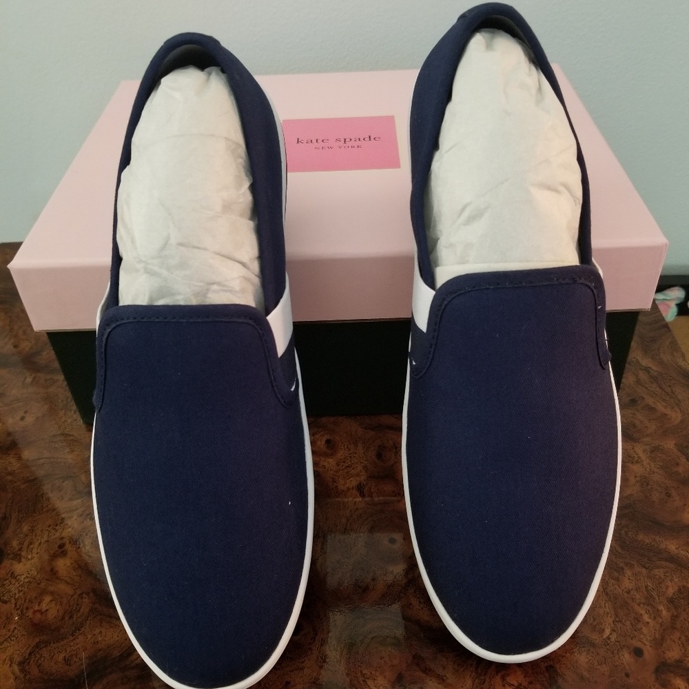 Kate Spade Slip on Canvas Sneakers